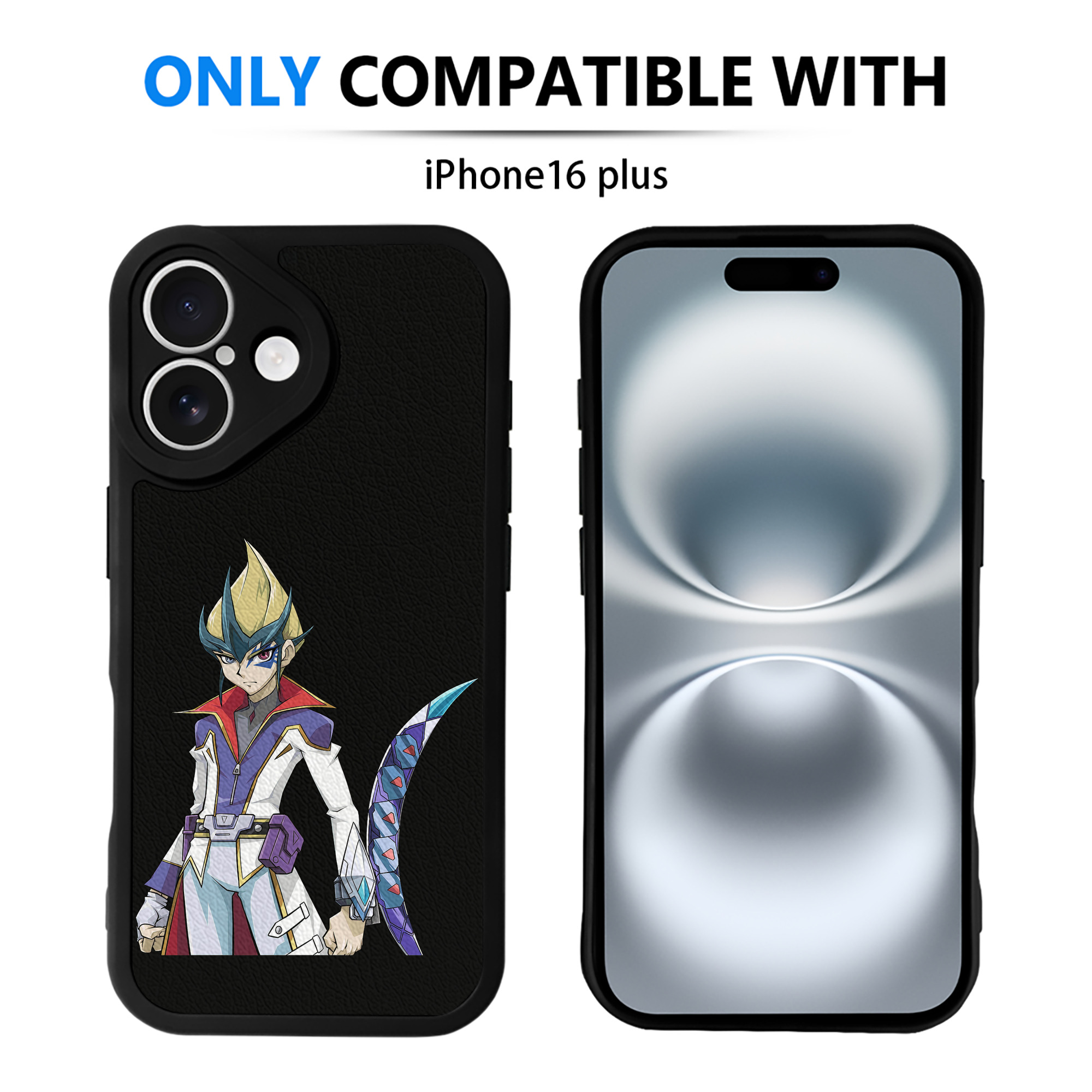 遊☆戯☆王 Yu-Gi-Oh! 【iPhone 16シリーズ対応】シリコンスマホケース（レザー調） 材質：シリコン